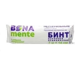 Бинт марлевый медицинский нестерильный Bona Mente р. 7мх14см